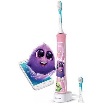  Зубная щетка Philips Sonicare For Kids HX6352/42 розовый 