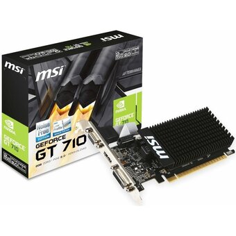  Видеокарта MSI GT710 2GD3H LP RTL 