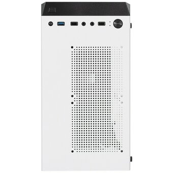  Корпус Exegate Mistery Z4 White EX294390RUS Miditower ATX, без БП, 2*USB+1*USB3.0, HD аудио, белый, вент. 12 см с RGB подсветкой 