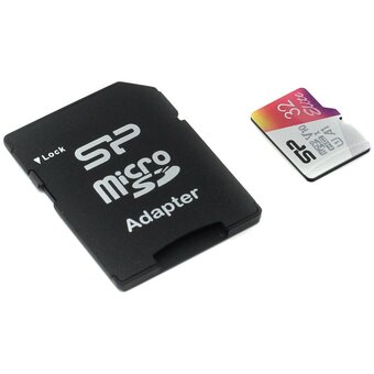  Карта памяти Silicon Power (SP032GBSTHBV1V20SP) microSDHC 32Gb Class10 Elite adapter 