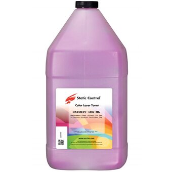  Тонер Static Control OKIUNIV3-1KG-M пурпурный для Oki C3300N/5500 