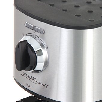  Кофеварка эспрессо Scarlett SL-CM53001 черный/серебристый 