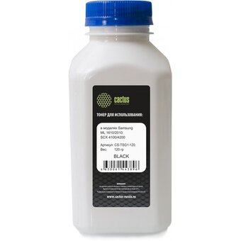  Тонер Cactus CS-TSG1-120 черный для Samsung ML1610/SCX4100/4200, Ricoh Aficio SP100-SP4500 