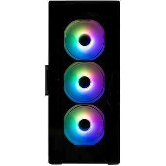  Корпус Zalman I3 Neo TG Black MidiTower (ATX, front mesh, TG window, USB2.0 x1, USB3.0x2, 4x120mm RGB fan, без БП) 