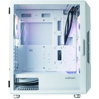  Корпус Zalman I3 Neo white MidiTower (ATX, front mesh, USB2.0 x1, USB3.0x2, 4x120mm RGB fan, без БП) 