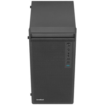  Корпус AeroCool CS-109-G-BK-v1 (4711099472376) MiniTower (mATX, USB3x1, USB2x2, 120mm RGB fan, без БП) 