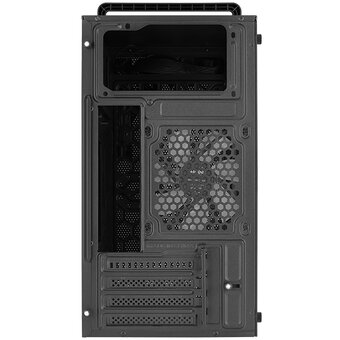  Корпус AeroCool CS-109-G-BK-v1 (4711099472376) MiniTower (mATX, USB3x1, USB2x2, 120mm RGB fan, без БП) 