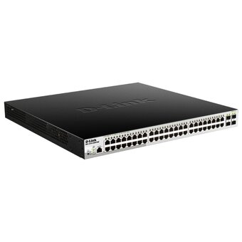  Коммутатор D-Link Proj DGS-1210-52MPP/ME/B3A с 48 портами 10/100/1000Base-T и 4 портами 1000Base-X SFP 