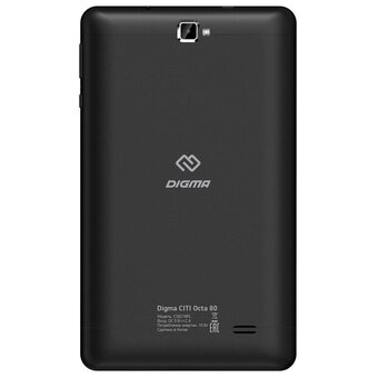  Планшет Digma CITI Octa 80 (CS8218PL) 8" 1920x1200 IPS, Spreadtrum SC9863, 4Gb RAM, 64Gb, 3G/4G LTE, WiFi, BT, 4000mAh, Android 9.0, черный 