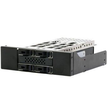  Корпус Procase N2-104-M2-BK 4*M.2 NVMe Gen3 SSD(length 2242/2260/2280),PCIe x4 NVMe and PCIe-AHCI M.2 SSD (черный) hotswap mobie rack module 