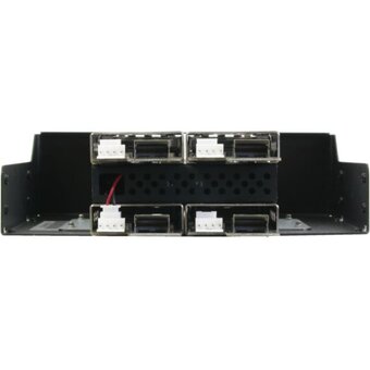  Корпус Procase N2-104-M2-BK 4*M.2 NVMe Gen3 SSD(length 2242/2260/2280),PCIe x4 NVMe and PCIe-AHCI M.2 SSD (черный) hotswap mobie rack module 