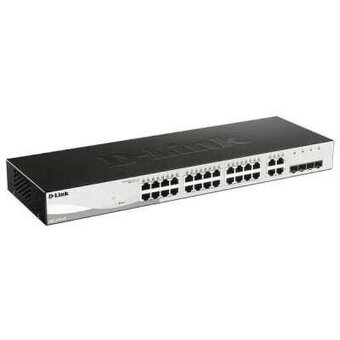  Коммутатор D-Link DGS-1210-28/F3A с 24 портами 10/100/1000Base-T и 4 комбо-портами 100/1000Base-T/SFP 