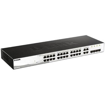  Коммутатор D-Link DGS-1210-28/F3A с 24 портами 10/100/1000Base-T и 4 комбо-портами 100/1000Base-T/SFP 