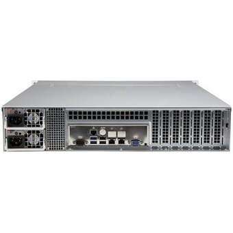  Корпус Supermicro CSE-LA26E1C4-R609LP, 2U, 12x 3.5" (tool-less) or 2.5" (screw) hot-swap, 12-port 2U SAS3 12Gbps, 600W RPSU 