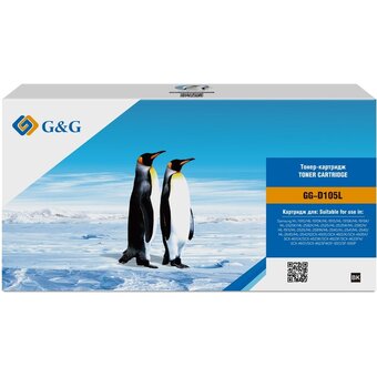  Картридж G&G GG-D105L лазерный черный (2500стр.) для Samsung ML-1910/1915/1916K/2525K/1911;SCX-4600/4605K/4610K/4623K 