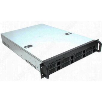 Корпус Procase ES208-SATA3-B-0 2U 8 SATAII/SAS hotswap HDD, глубина 650мм, MB 12"x13", без Б/П,черный 