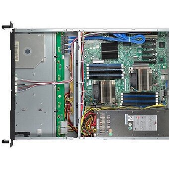  Корпус Procase ES208-SATA3-B-0 2U 8 SATAII/SAS hotswap HDD, глубина 650мм, MB 12"x13", без Б/П,черный 
