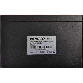  Коммутатор ORIGO OS1205/A1A 5x100Base-TX 
