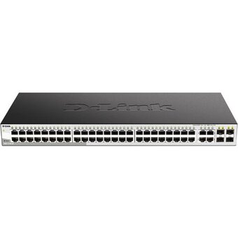  Коммутатор D-Link DGS-1210-52/F3A с 48 портами 10/100/1000Base-T и 4 комбо-портами 100/1000Base-T/SFP 