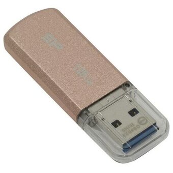  USB-флешка Silicon Power Helios 202 (SP128GBUF3202V1P) 128Gb USB 3.2, Розовое Золото 