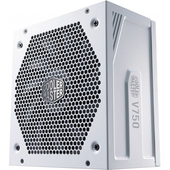  Блок питания Cooler Master ATX 750W V Gold V2 (MPY-750V-AGBAG-EU) White CASE 80+ gold (24+8+4+4pin) APFC 120mm fan 12xSATA RTL 