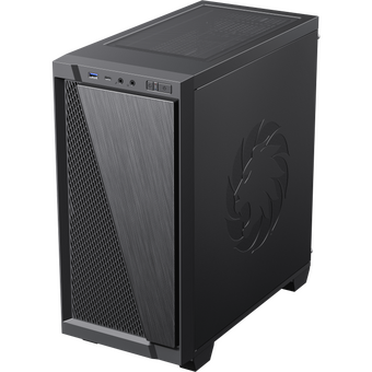  Корпус GameMax M61 mATX case, black, w/o PSU, w/1xUSB3.0+1xType-C, w/1x12cm rear fan 