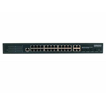  Коммутатор OSNOVO SW-8244/L(400W) на 24 RJ45 + 4 x GE Combo Uplink 