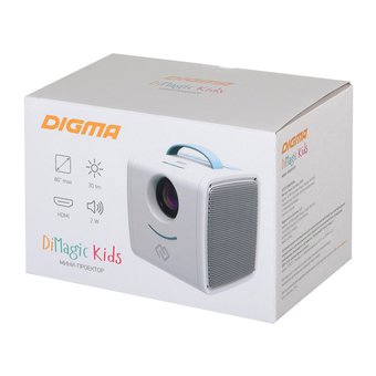  Мини-кинотеатр Digma DiMagic Kids белый/синий (DM002) 