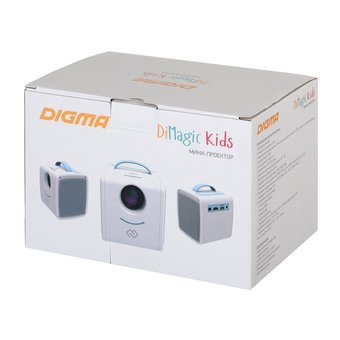  Мини-кинотеатр Digma DiMagic Kids белый/синий (DM002) 