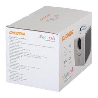  Мини-кинотеатр Digma DiMagic Kids белый/синий (DM002) 