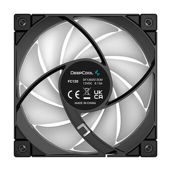  Вентилятор Deepcool FC120-3 In 1 (комплект из 3 ARGB вент. 120x120x25mm, 4pin, PWM) (R-FC120-BKAMN3-G-1) 
