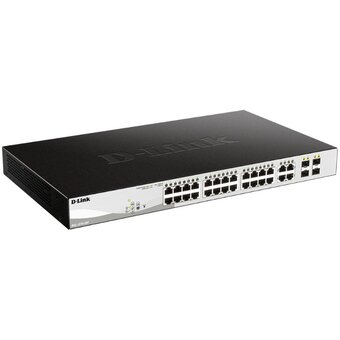  Коммутатор D-Link DGS-1210-28P/F5A 24x1000Base-T, 4хCombo 1000Base-T/SFP 