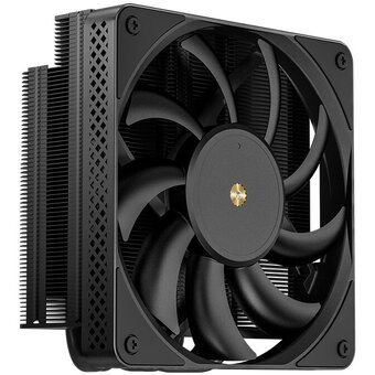  Кулер Jonsbo hx6200d (CL_JB_HX6200D Black) для Socket/115x/1200/1700/AM4, 120мм, 1800rpm, 29.7 дБ, 180Вт, 4-pin PWM, Al+Cu, Black 