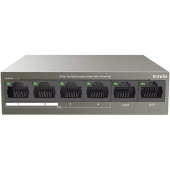  Коммутатор Tenda TEF1106P-4-63W 06 портов 