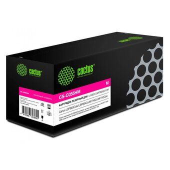  Картридж Cactus 055 H M (CS-C055HM) лазерный пурпурный (5900стр.) для Canon LBP663Cdw/LBP664Cx/MF746Cx/MF742Cdw/MF744Cdw 