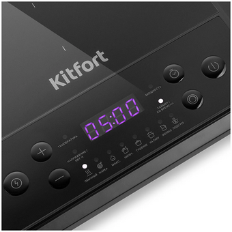  Плита индукционная Kitfort КТ-158 черный стеклокерамика 