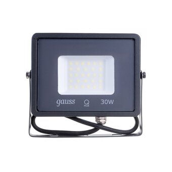  Прожектор уличный Gauss Qplus 690511330 светодиодный 30Вт корп.алюм.серый 