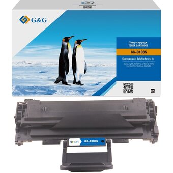  Картридж G&G GG-D108S лазерный черный (1500стр.) для Samsung ML-1640/2240/2241/1641/1645/1640XSA 