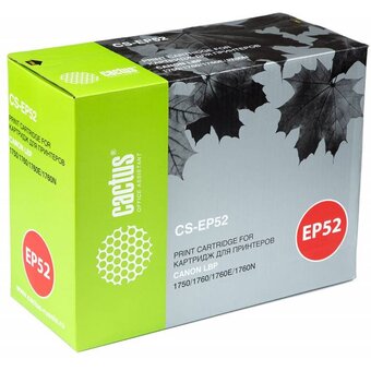  Картридж Cactus CS-EP52 лазерный черный (10000стр.) для Canon LBP 1750/1760/1760E/1760N 