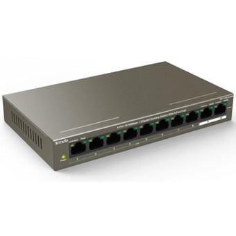  Коммутатор Tenda TEF1110P-8-102W 10 портов 