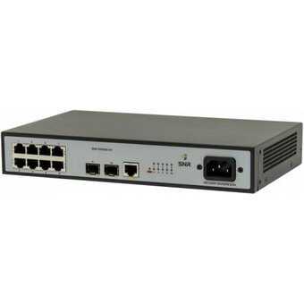  Коммутатор SNR SNR-S2982G-8T 8 портов 10/100/1000Base-T и 2 порта 100/1000BASE-X (SFP) 