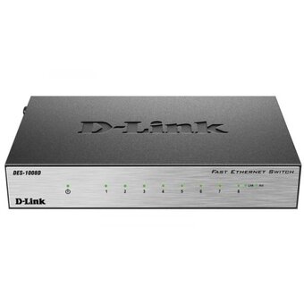  Коммутатор D-Link DES-1008D 08 портов 