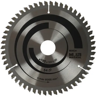  Диск пильный Bosch Standard 2608640509 d190мм d(посад.)30мм (циркулярные пилы) 