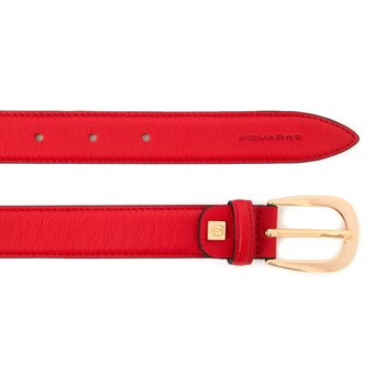  Ремень Piquadro Circle CU6179W92/R3 женский красный натур.кожа 