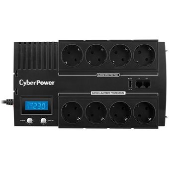  ИБП CyberPower Line-Interactive BR700ELCD 700VA/420W USB/RJ11/45 (4+4 Euro) 
