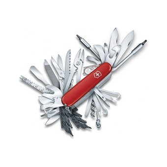  Нож перочинный Victorinox SwissChamp XXL 1.6795.XXL 91мм 73функц. красный подар.коробка 