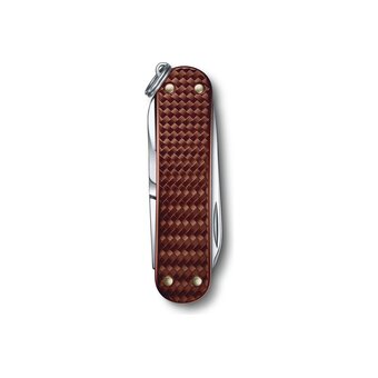  Нож-брелок Victorinox Classic SD Precious Alox 0.6221.4011G 58мм, 5 функций, Hazel Brown (подар. упаковка) 