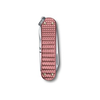  Нож-брелок Victorinox Classic SD Precious Alox 0.6221.405G 58мм, 5 функций, Gentle Rose (подар. упаковка) 