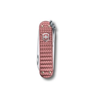  Нож-брелок Victorinox Classic SD Precious Alox 0.6221.405G 58мм, 5 функций, Gentle Rose (подар. упаковка) 