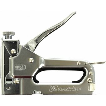  Степлер MATRIX 40902 мебельный регулируемый тип скобы 53 414мм master 